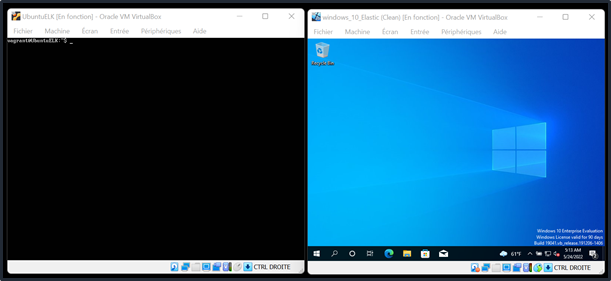 Déploiement des machines virtuelles ubuntu et windows 10