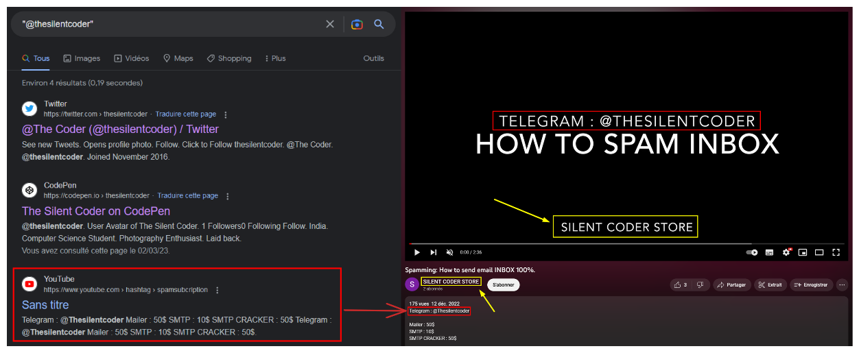 Une recherche google sur thesilentcode permet de trouver une chaine Youtube