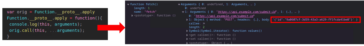 Trace des appels à la fonction __apply__ 