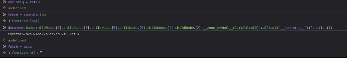 Récupération du jeton de session 