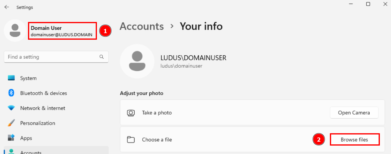 Naviguer dans Accounts