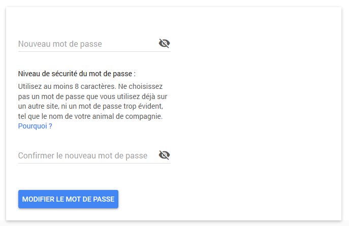 Tutoriel KeePass changement mot de passe gmail