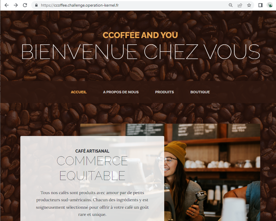 Site racine CCoffee