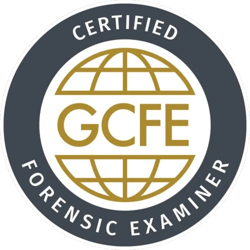 Logo Giac Certified Forensic Examiner