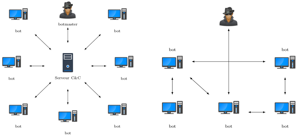 Topologies de botnets